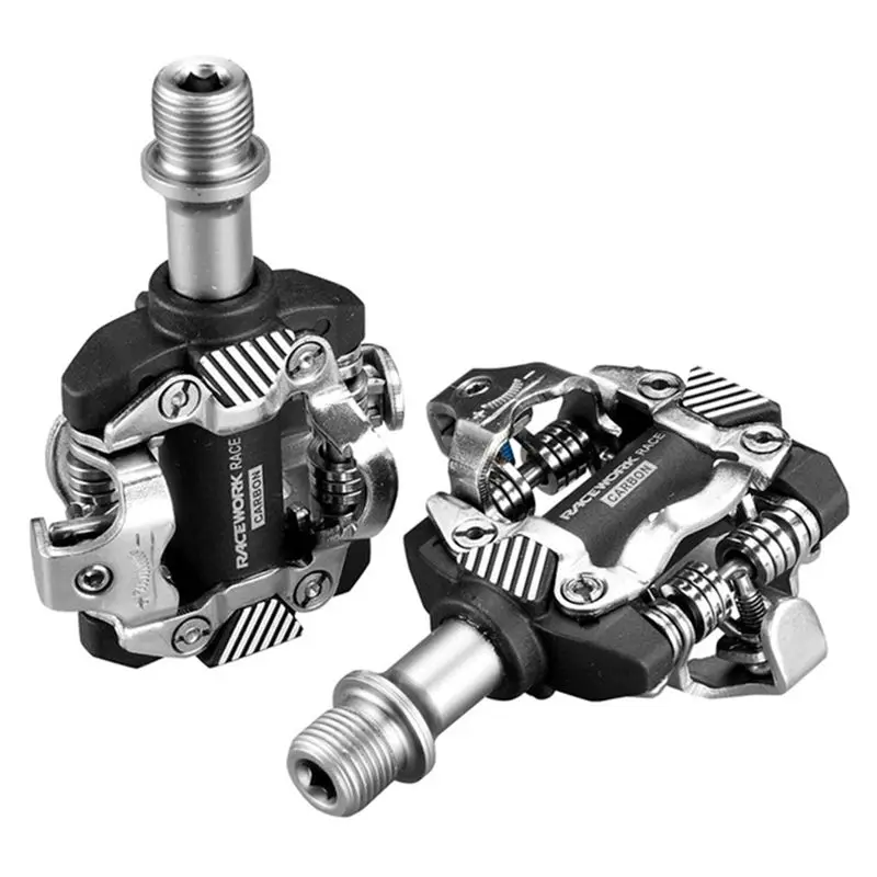 

B93B-RACEWORK MTB Bike Pedal Self-Locking SPD Pedals Mountain Bike Cleats Bearing Footrest Bicycele Parts