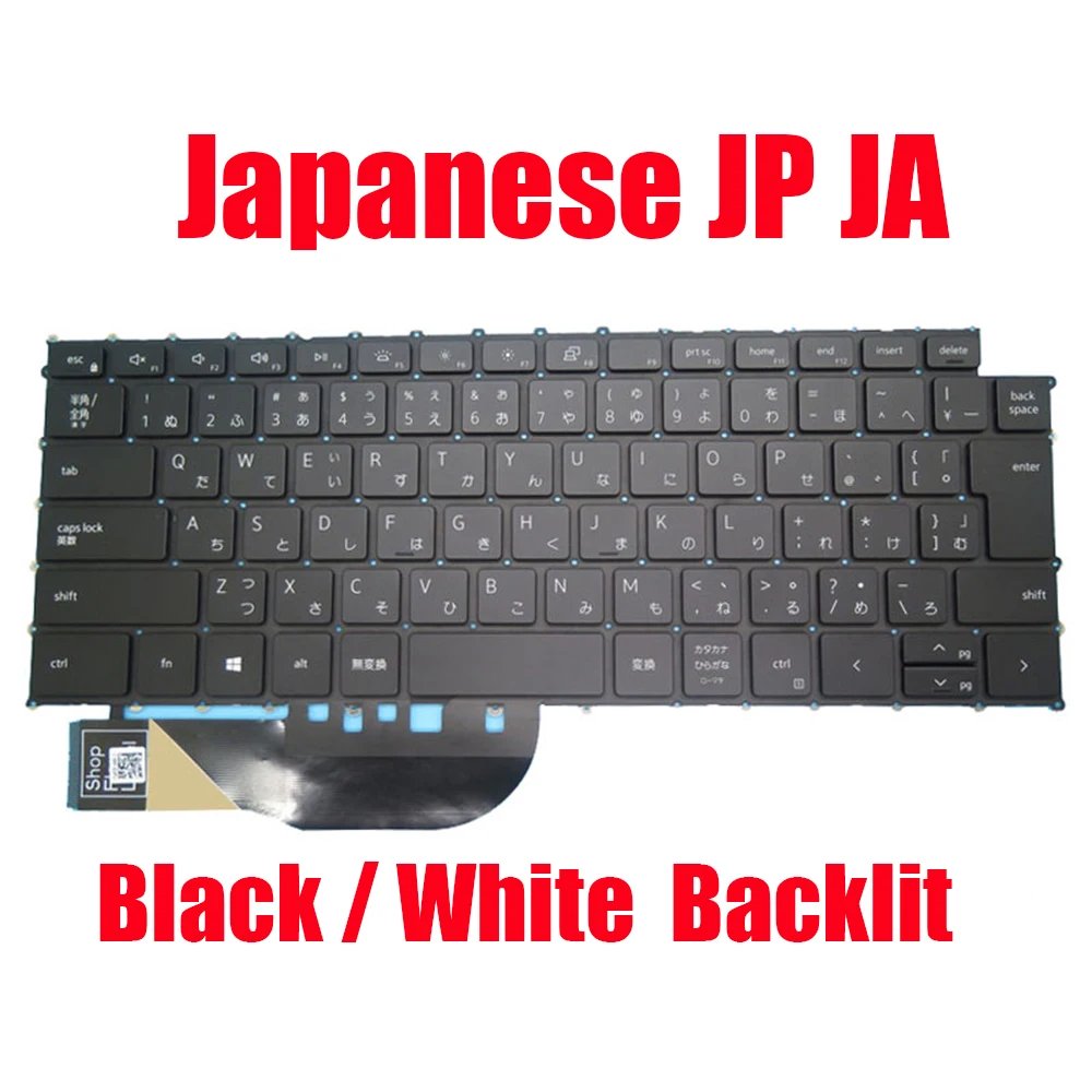 

Клавиатура для ноутбука JP для DELL для XPS 9500 9510 9520 9700 9710 9720 для Precision 5550 5560 5570 5750 5760 5770 09VV06 с подсветкой, Новинка