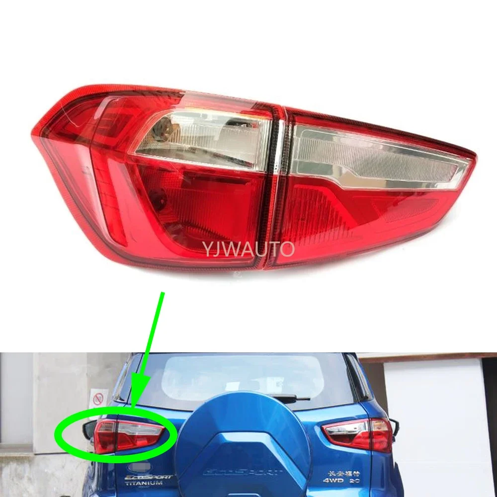 

Для Ford Ecosport 2013 2014 2215 2016 2017 2018 задний фонарь автомобиля задний фонарь в сборе автоматический задний стоп-сигнал указатель поворота противотуманная фара