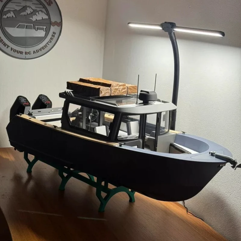 1/6 Defender 22 RC Outboard Boat Model Kit 146cm 3D Printed RC Boat DIY Assembly Model for Collectibles Ornament Toy