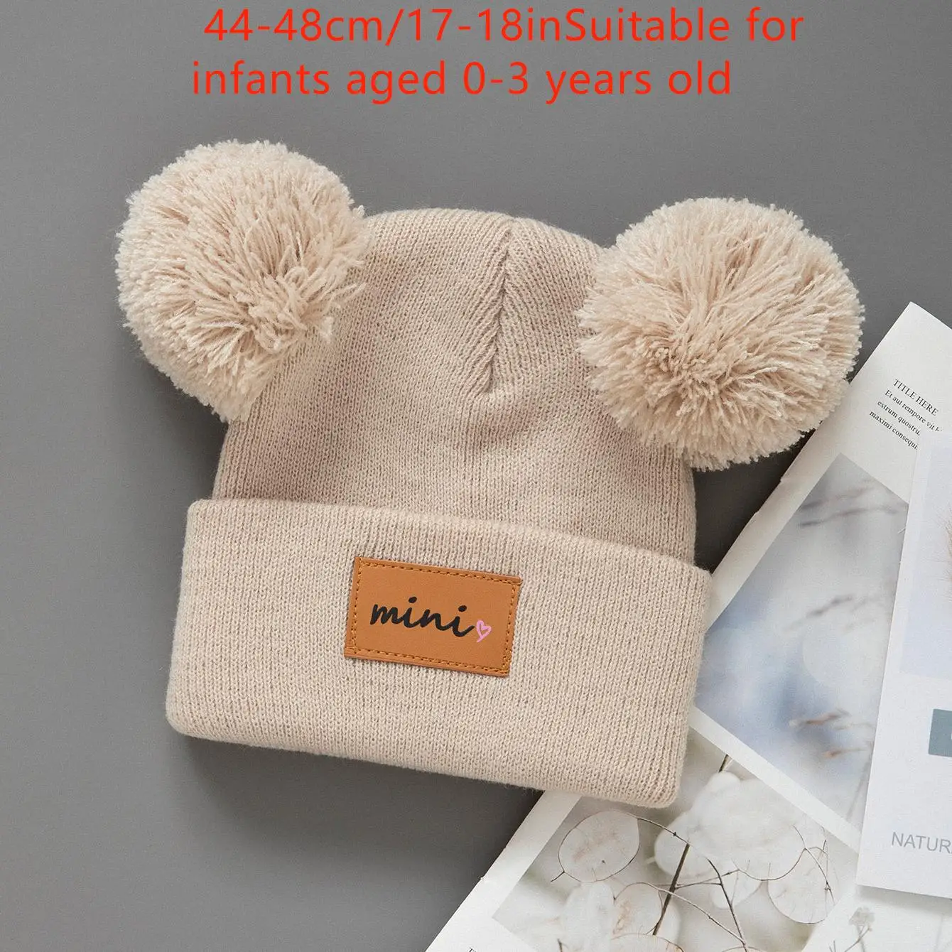 1/2pcs newborn Baby Winter Hat Kids Beanie Cap for Girls Boys Infant Accessories Children Hats Elastic 0-3Y toddler girl boy hat