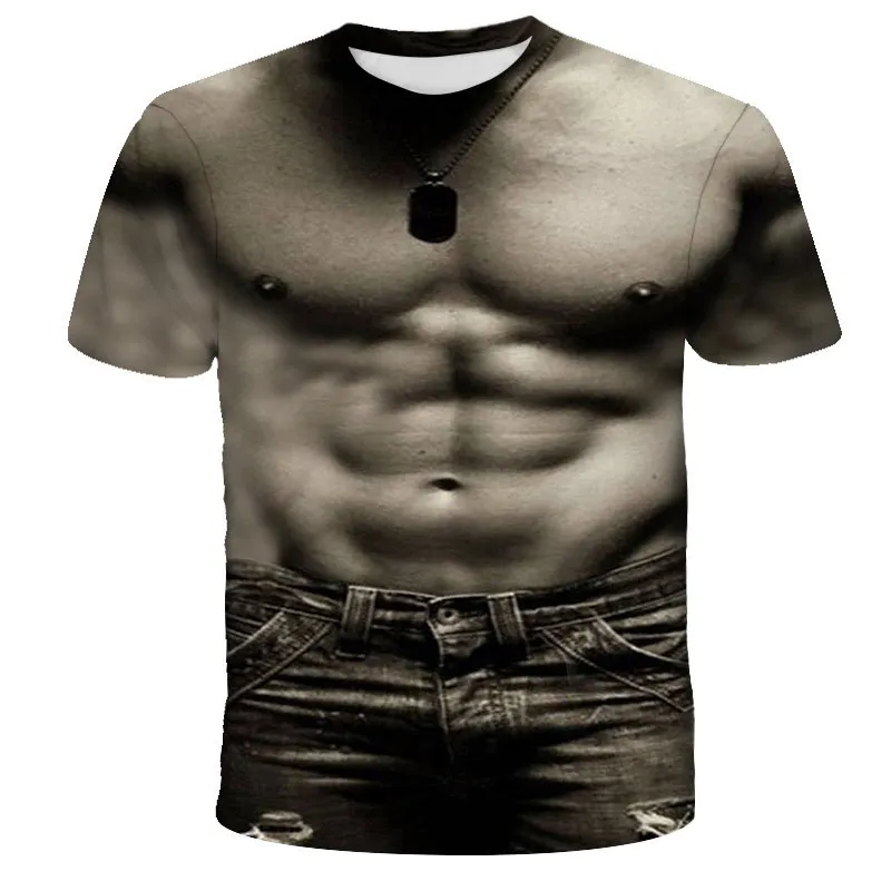 

Hip Hop Men's Muscle Short Sleeve Crew Neck T-shirt Summer Outdoor Special Casual Comfort Tops Harajuku Oversized Woman S-7XL