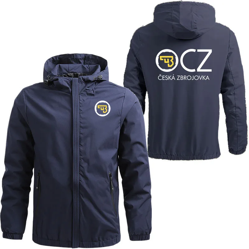 CZ Ceska Zbrojovka New Men's hoodie jacket Fashion Zipper Men Women Bomber Jacket Printing Sport fashion Casual Unisex Coat