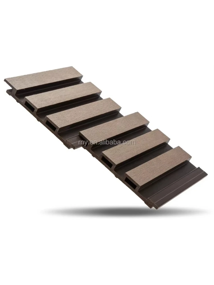 Versión personalizada revestimiento de paredes de PVC WPC impermeable al aire libre 219 * para decoración de paredes exteriores de baño