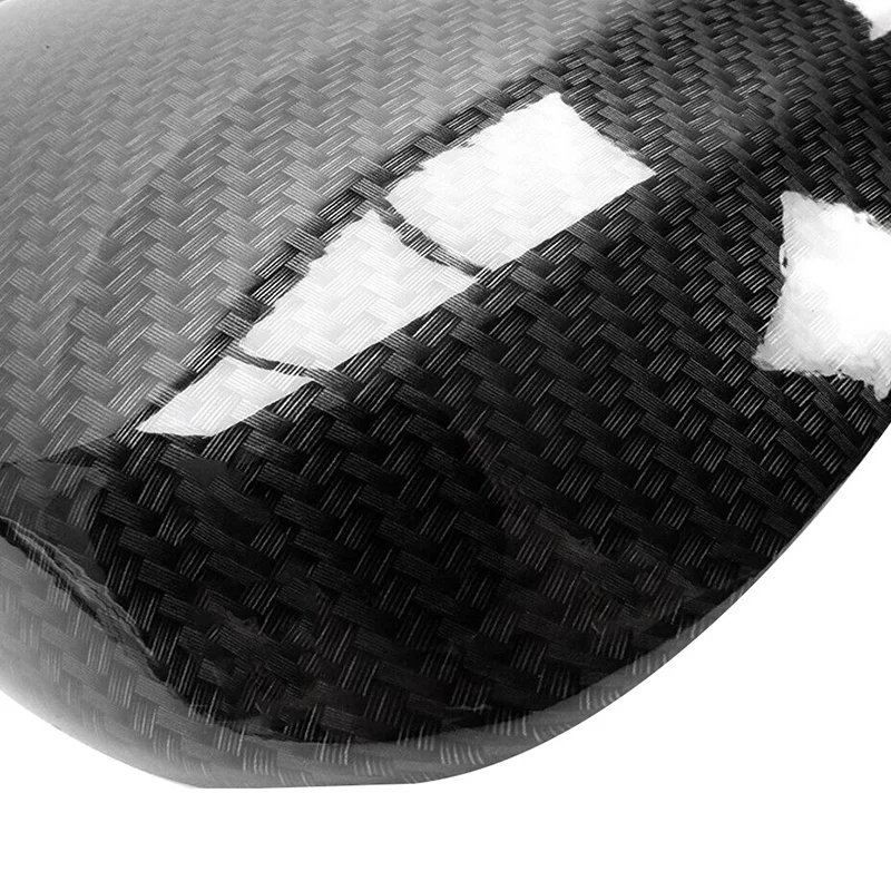 Tapa de la cubierta del espejo retrovisor lateral de fibra de carbono, embellecedor decorativo para Toyota Hilux Revo Vigo Fortuner Highlander RAV4 Innova