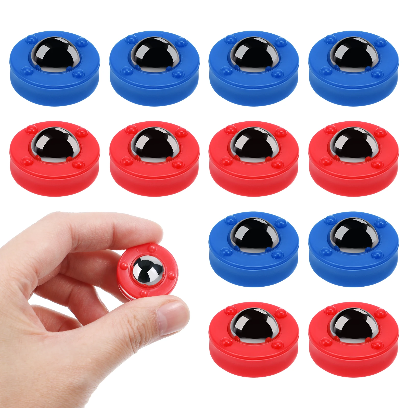

12pcs Table Soccer Replacement Balls Rolling Beads Board Game Accessories Mini Football Equipment Foosball Supplies Lightweight