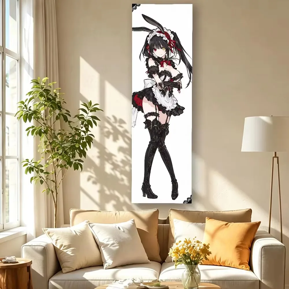 Pink Nurse M-Miku Anime Tapestry, Cute Girl Outfit Wall Hanging for Bedroom Dorm Room Aesthetic Home Decor Gift