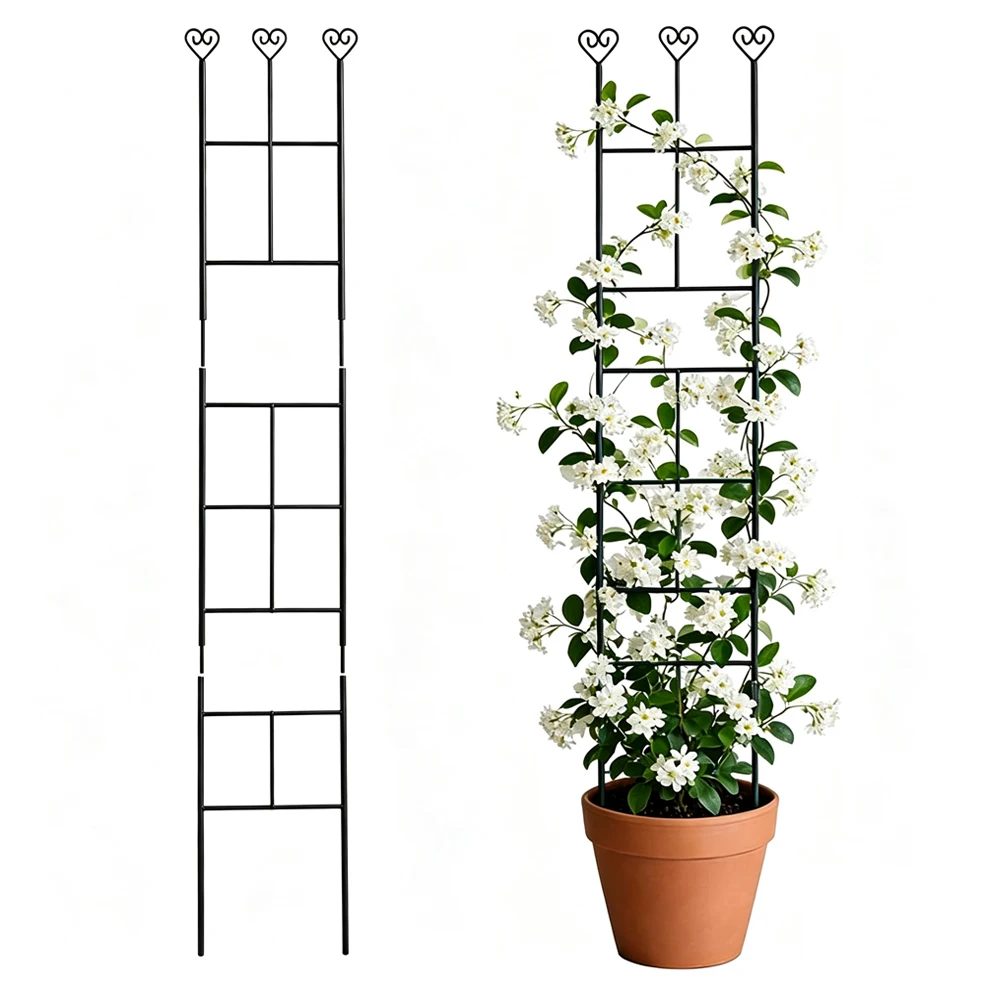 Vine Support Structure Iron Plant Trellis For Balcony Gardening Multi Purpose Trellis For Vines Stable Plant Holder