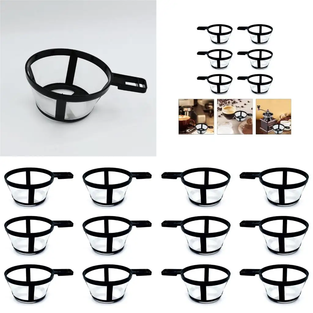  6pcs Practical Coffee Filters with 80 Meshes For A Perfect Brews At Homes Cafes