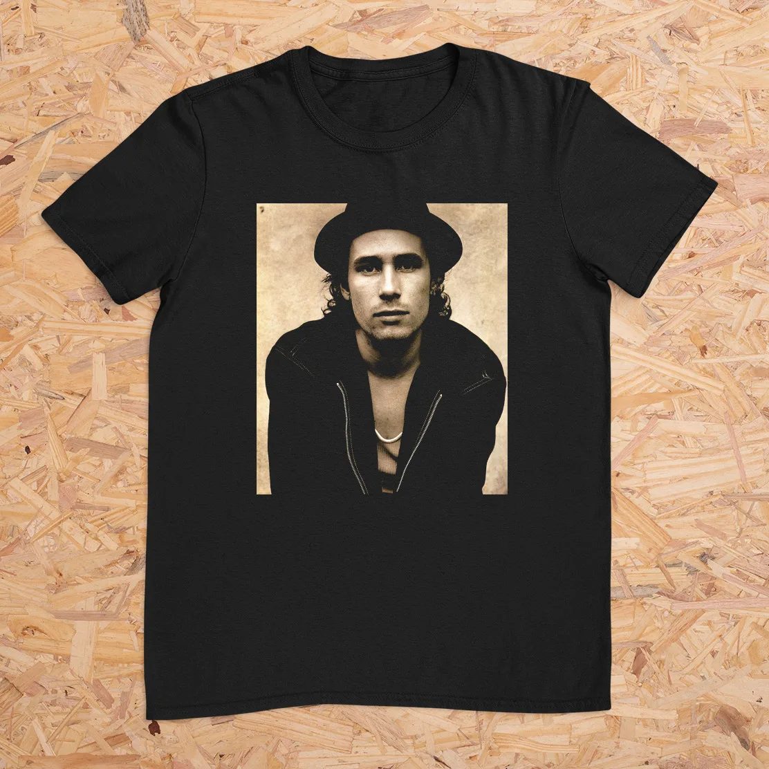 Jeff Buckley and Hat Memories Cotton Black Unisex S-234XL T-Shirt NE195