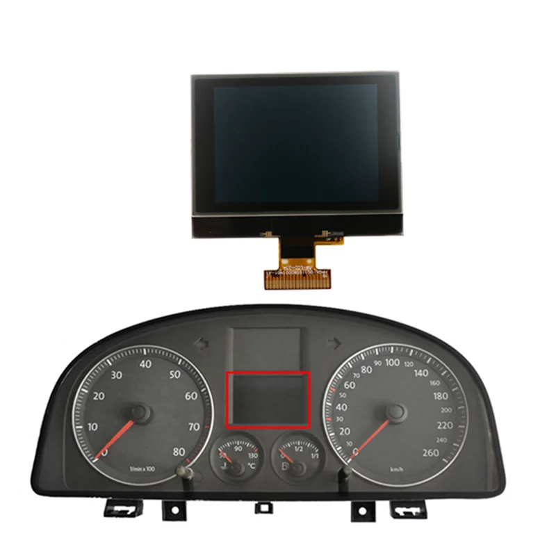 

Car Instrument LCD Display For VW Golf V/Touran Passat Seat Skoda Instrument Cluster Display 1TD920862