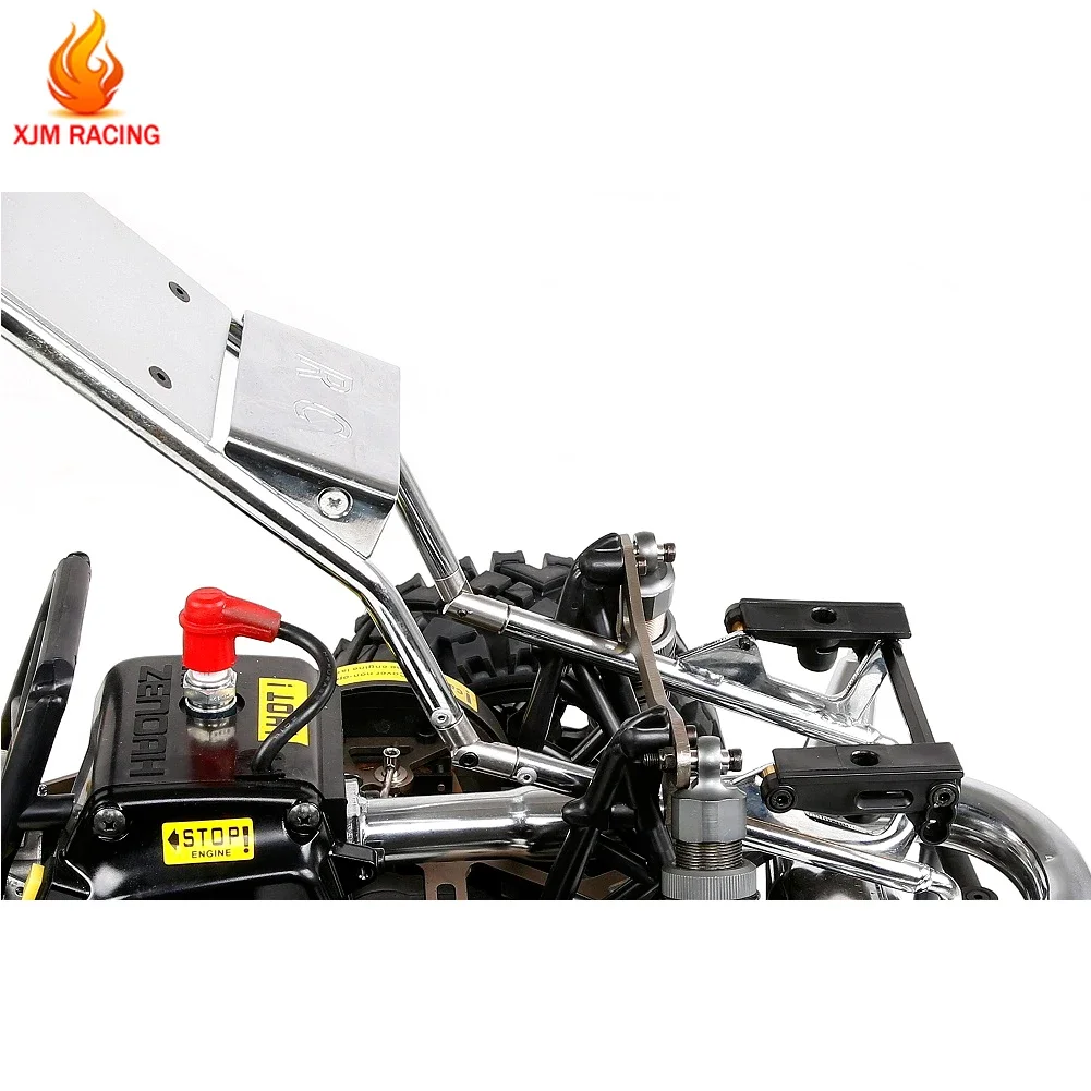 金属クイックリリースロールケージ/ルーフガードハンドル/リアベンドブラケットセット 1/5 Hpi Rofun Rovan Km Baja 5b Ss トラック Rc カーパーツ用