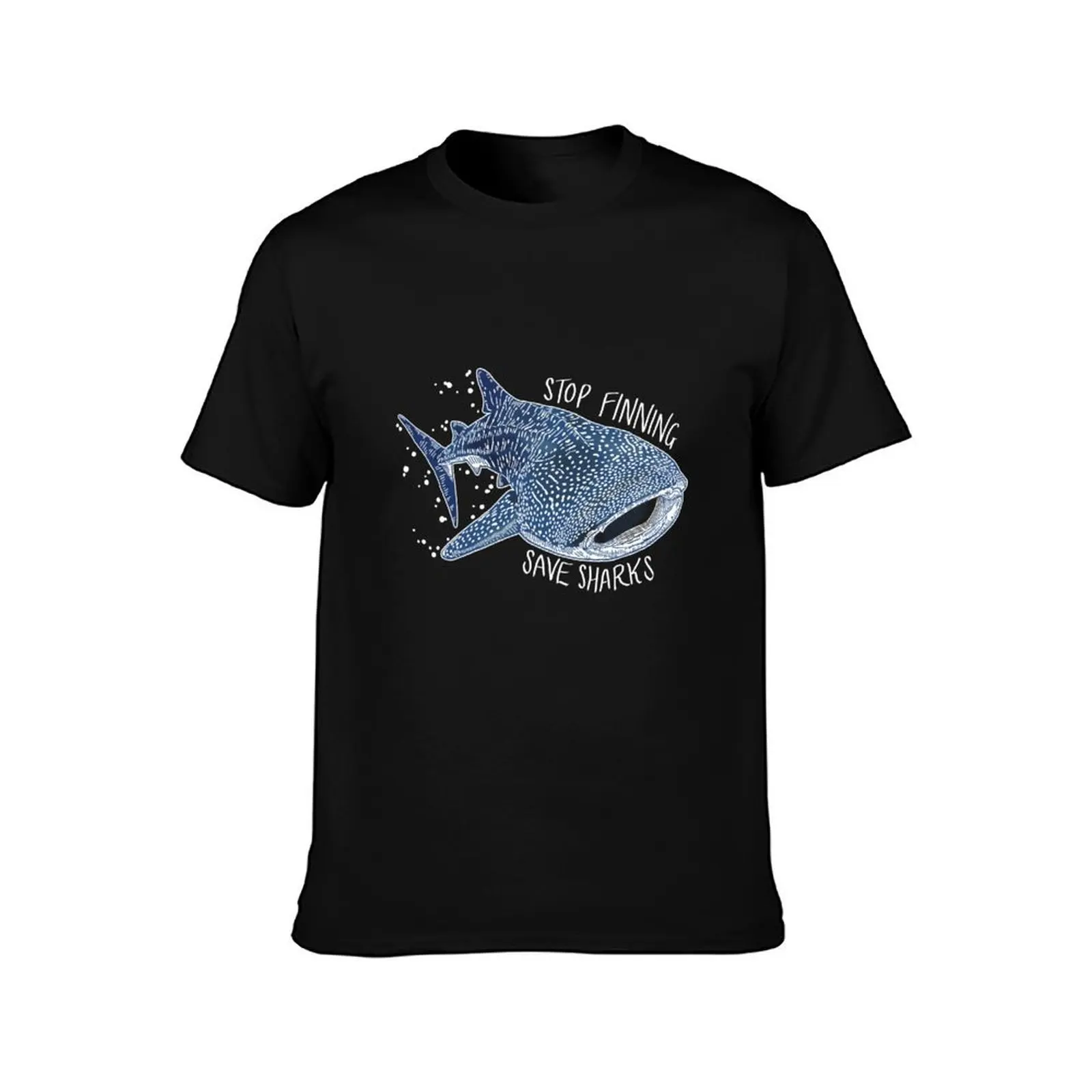 Stop Finning Save Sharks Whale Sharks T-Shirt Dry Fit Athletic Short Sleeve Shirt T-Shirt