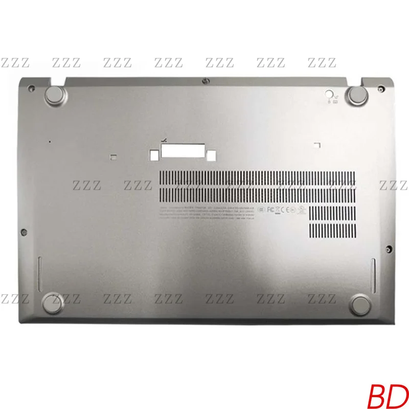 ZZ D Shell Silver/ Black For Lenovo Thinkpad T470S T460S Laptop Bottom Case Cover