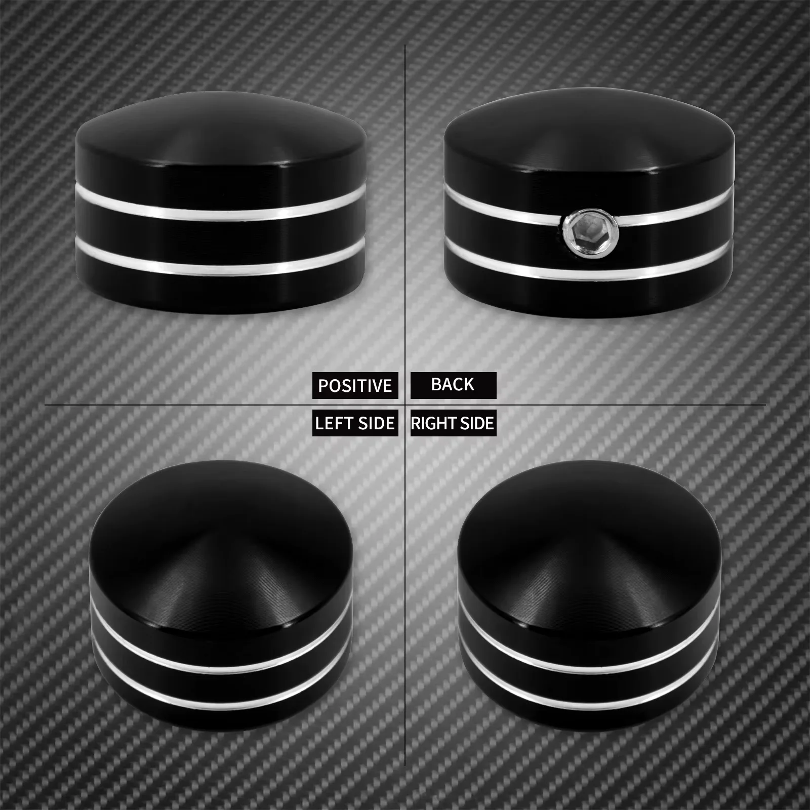 Cubierta de bujía de motocicleta, tapas de perno de cabeza para Harley Sportster XL 883 1200 48 Twin Cam Touring 1999-2017