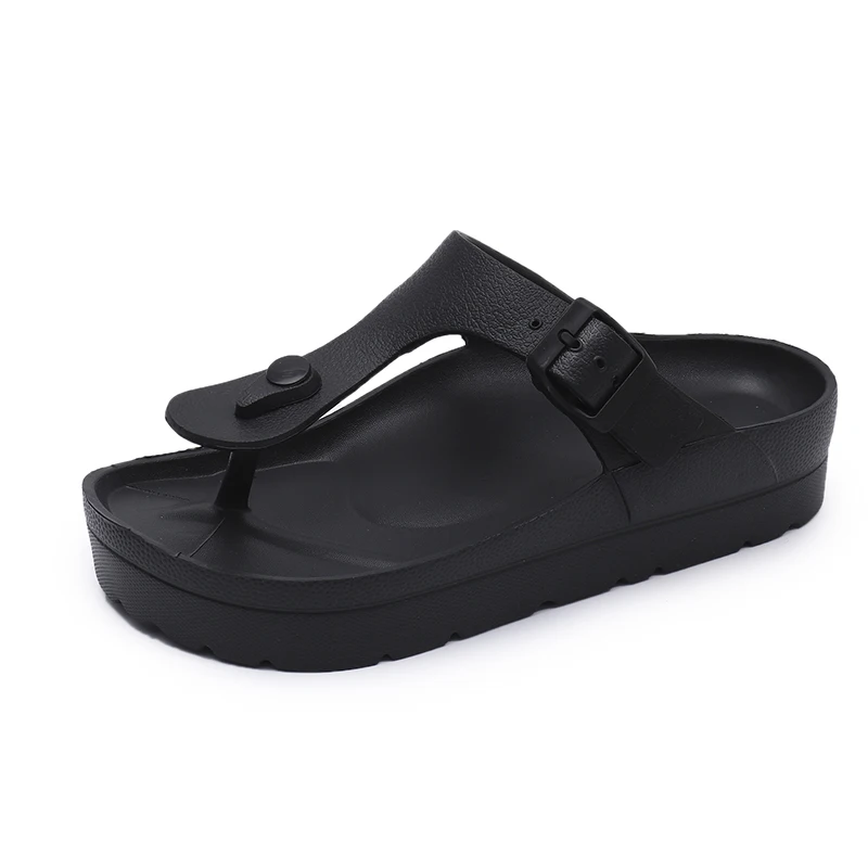 Women Flip Flops Eva Clogs Slippers Thick Soles Platform Sandals Ladies Beach Shoes With Arch Support Lightweight Big Size 43 44