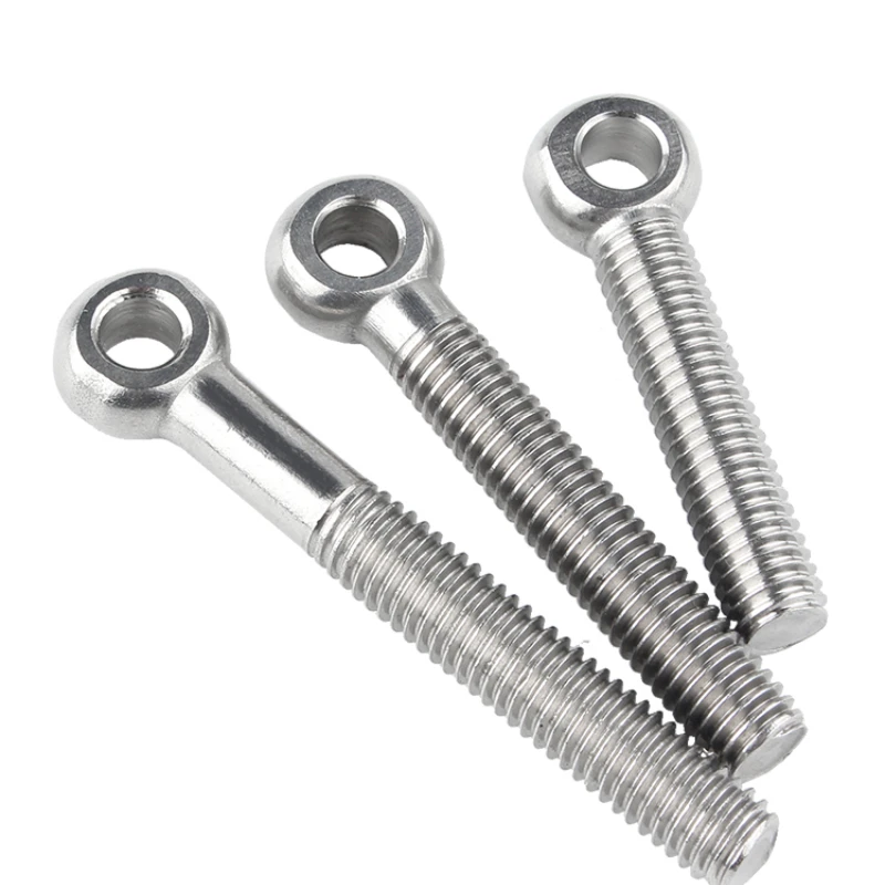 M5 M6 M8 M10 M12 304 Stainless Steel Ring Link Bolt Fisheye Eye Slip Hole Screw Live Bolt Fisheye With Hole