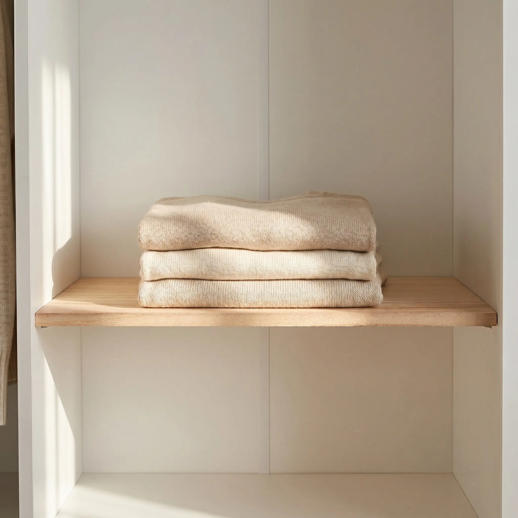 Wood Rectangular Shelf Board Natural Wood Plank DIY Closet Organizer Pantry Cabinet Storage Rack Replacement Shelf Workbench