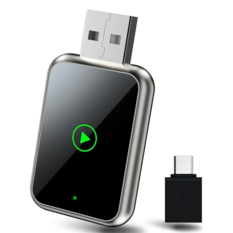 FFYY-아이폰용 무선 카플레이 어댑터, 유선에서 카플레이 무선 어댑터로 업그레이드, 빠르고 안정적인 연결 플러그 앤 플레이