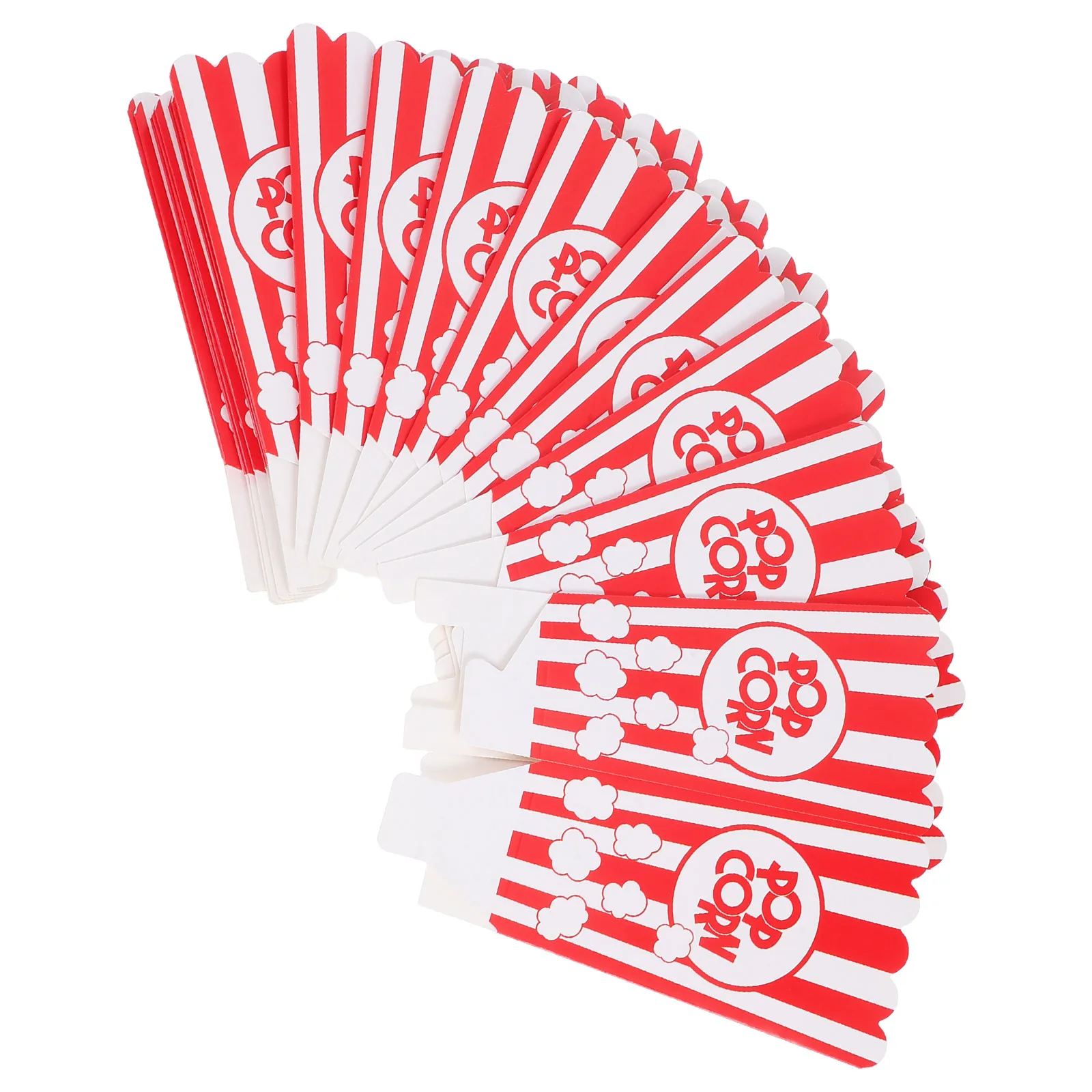 

24 Pcs Popcorn Bucket Holiday Boxes Special Paper Birthday Party Snack Decorations