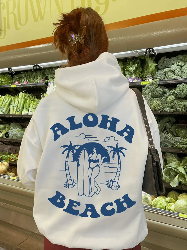 Женский хлопковый свитшот с длинным рукавом, с принтом