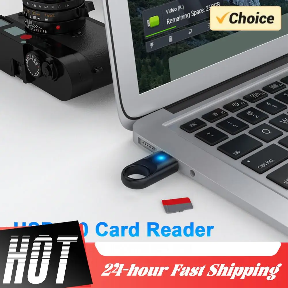 

Адаптер-кардридер USB 3.0 для карт памяти, высокоскоростной концентратор для ПК/ноутбука/смартфона/видеорегистратора