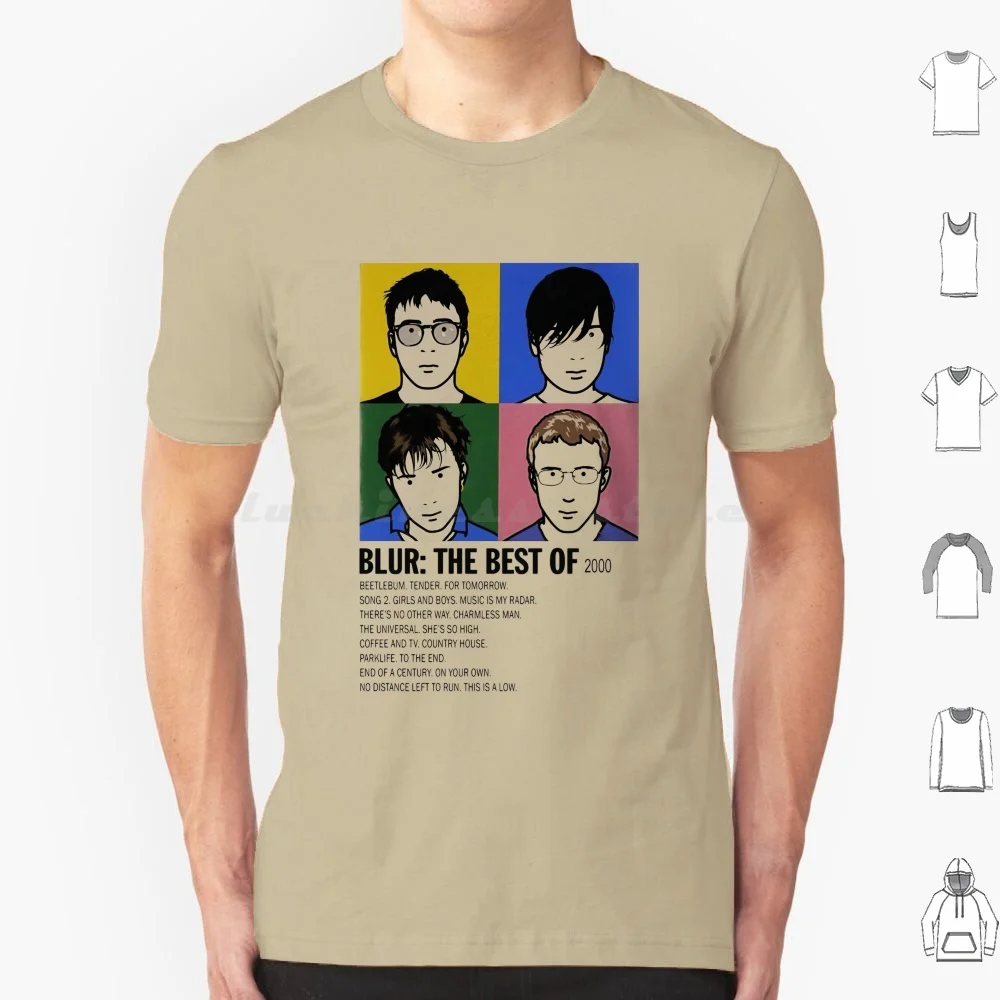 Camiseta Ldkdu + Blur + 90' Second 6xl de algodón, camiseta estética con estampado de flores rosas, estilo Blur Band, Pulpe Blur Band, Britpop Blur Band, Musique