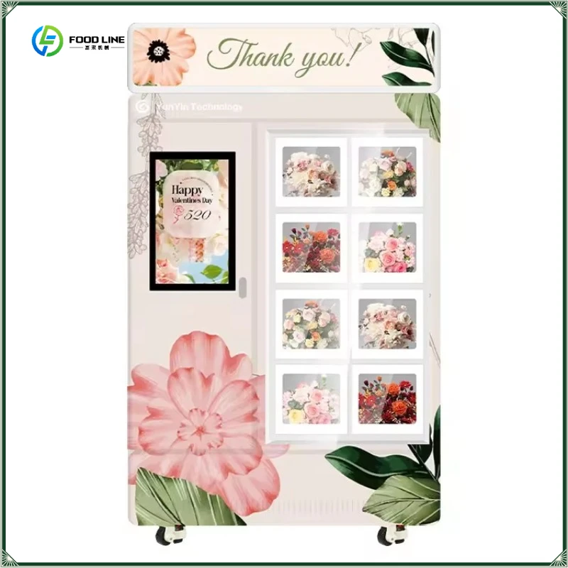 Fresh Flower Vending Machine Multi-specification Flower Vending Machine FL Customized