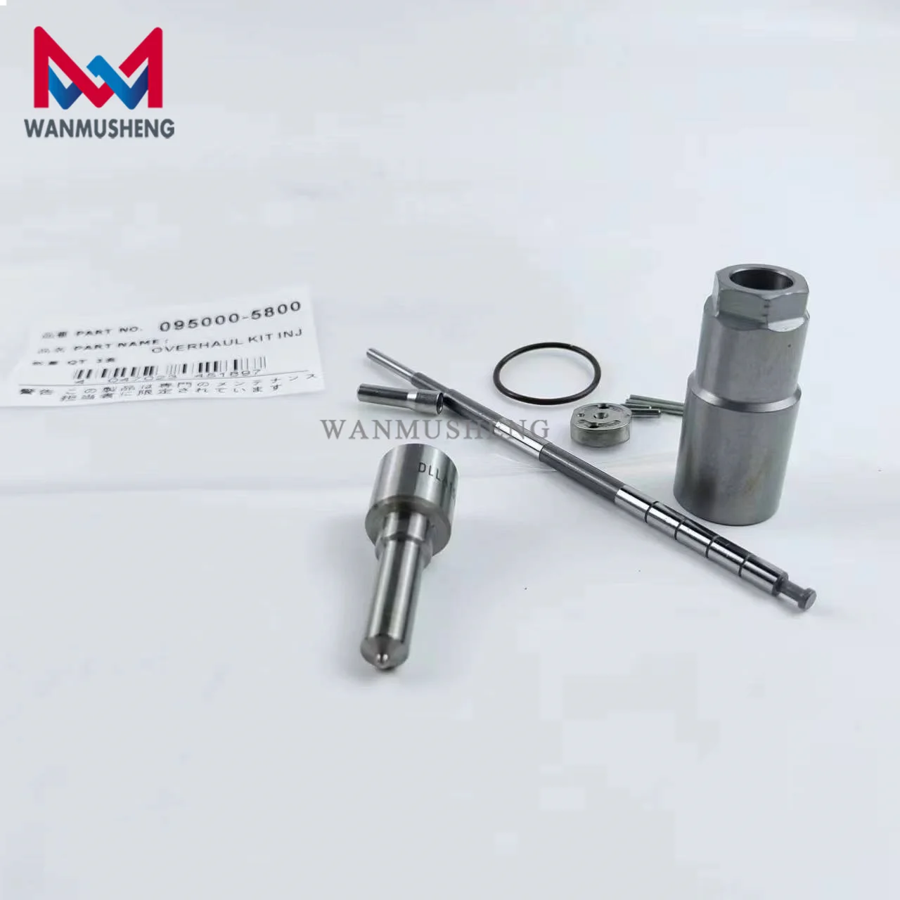 High Quality Overhaul Kit Denzo 095000-5800 (Nozzle:DLLA153P884 Orifice Plate BF23 ) Repair Kit For CR FueI Injector Diesel Part