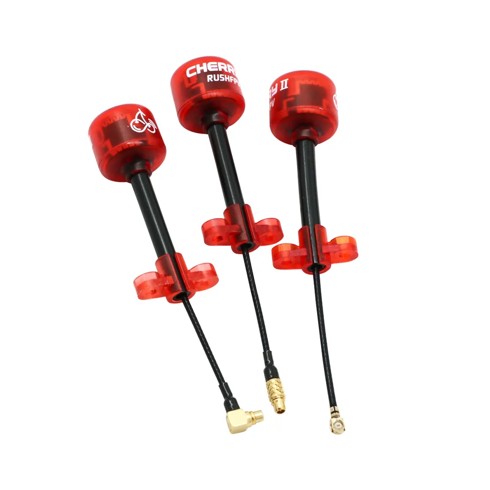 1pcs RUSHFPV Cherry II Generation 5.8Ghz 1.8dbi LHCP/RHCP Long Range FPV Antenna MMCX/ SMA/ UFL/ SMAULTRA Plug For FPV Drone