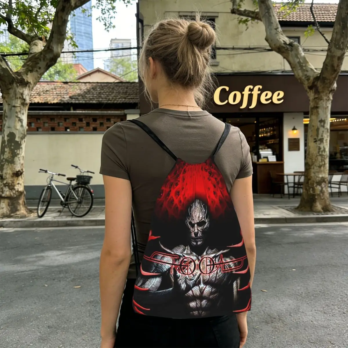 Tool Band Lateralus Heavy Metal Backpacks Portable Drawstring Bags Sundries Bag Book Bags for Man Woman Students