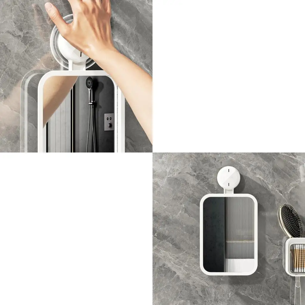 

Shower Mirrors With Suction Cup Portable for Clear Reflection In Bathrooms