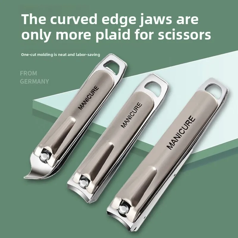 Ensemble de coupe-ongles 10 pièces, ensemble complet de coupe-ongles, limes à ongles, bouchons d'oreille en acier inoxydable, cuillères, outils de kit d'ongles portables