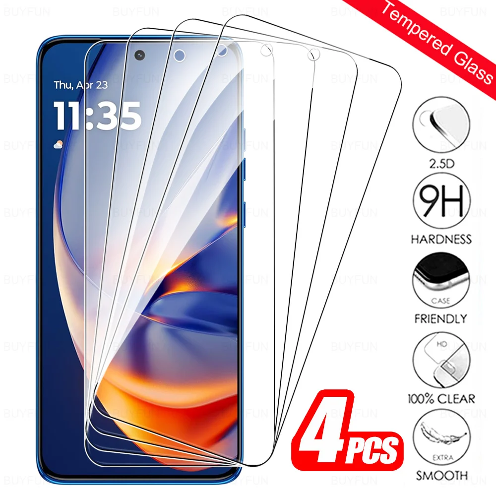 3/4Pcs Tempered Glass Screen Protector For Motorola Edge 50 Neo 5G Moto Edge50Neo Edge50 Neo 50Neo Protective Glass Film Cover