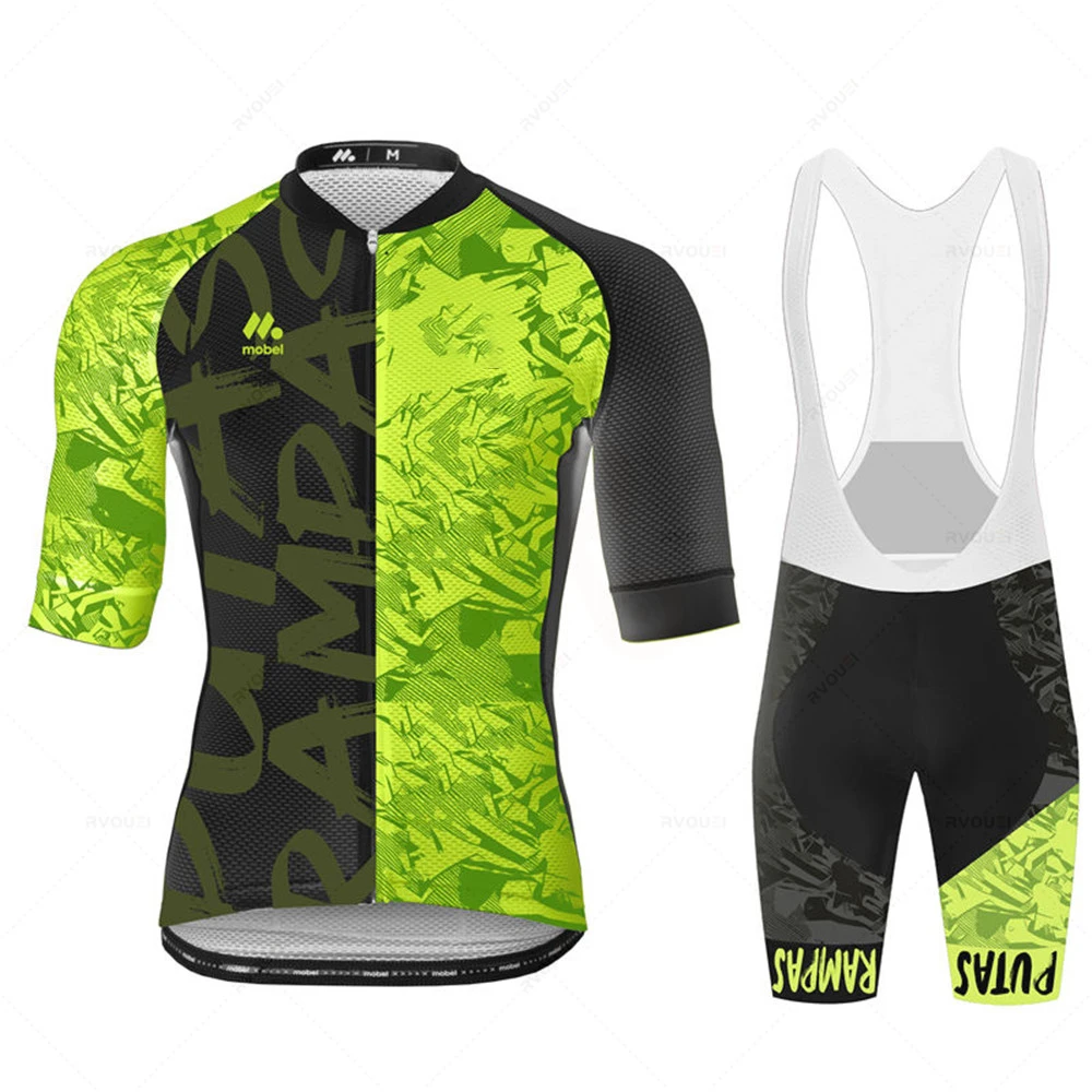 Cycling Jersey Set Team Racing Bike Clothes Summer Mountain Bicycle Clothing Men\'s Sports Mallot Ciclismo Hombre Fashion Clothes