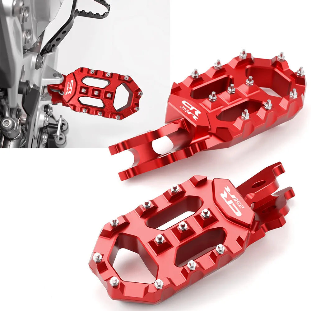 

CR 250R мотоциклетные подножки с ЧПУ, широкие подножки для Honda CB250R CR125R CR 125 R 2002 2003 2004 2005 2006 2007