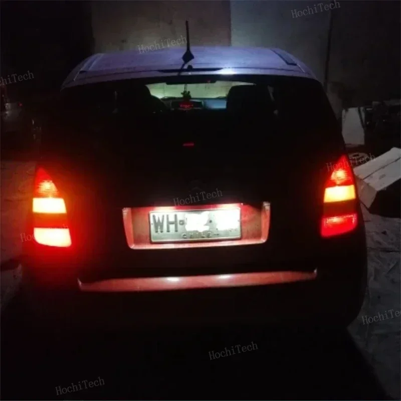 2 قطعة لوحة ترخيص رقم لوحة مصباح ترقية لبيجو 106 1007 207CC 307 308 3008 406 508 607 لسيتروين C2 C3 C5 C5 C6 C8 #5