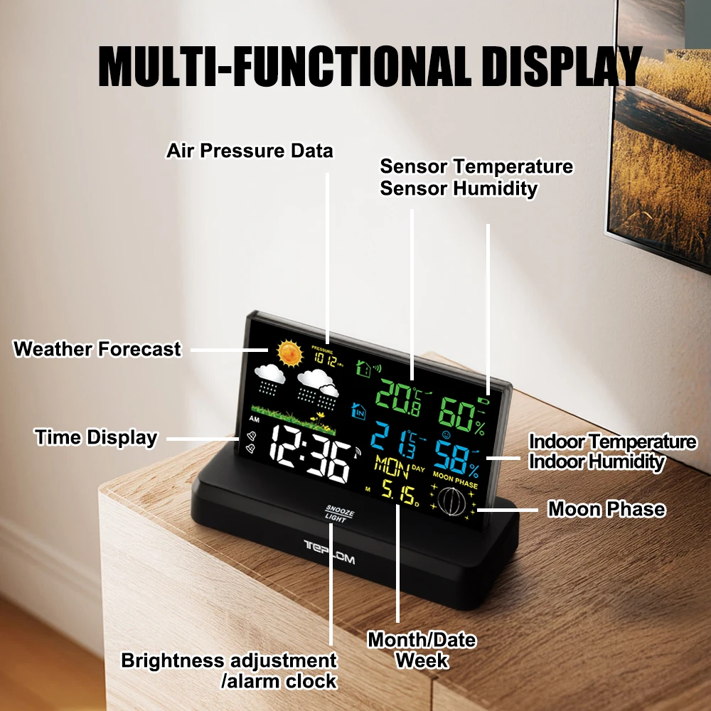 Drahtlose Wetterstation, Innen – Garden Weather Station Bewertung und Preis