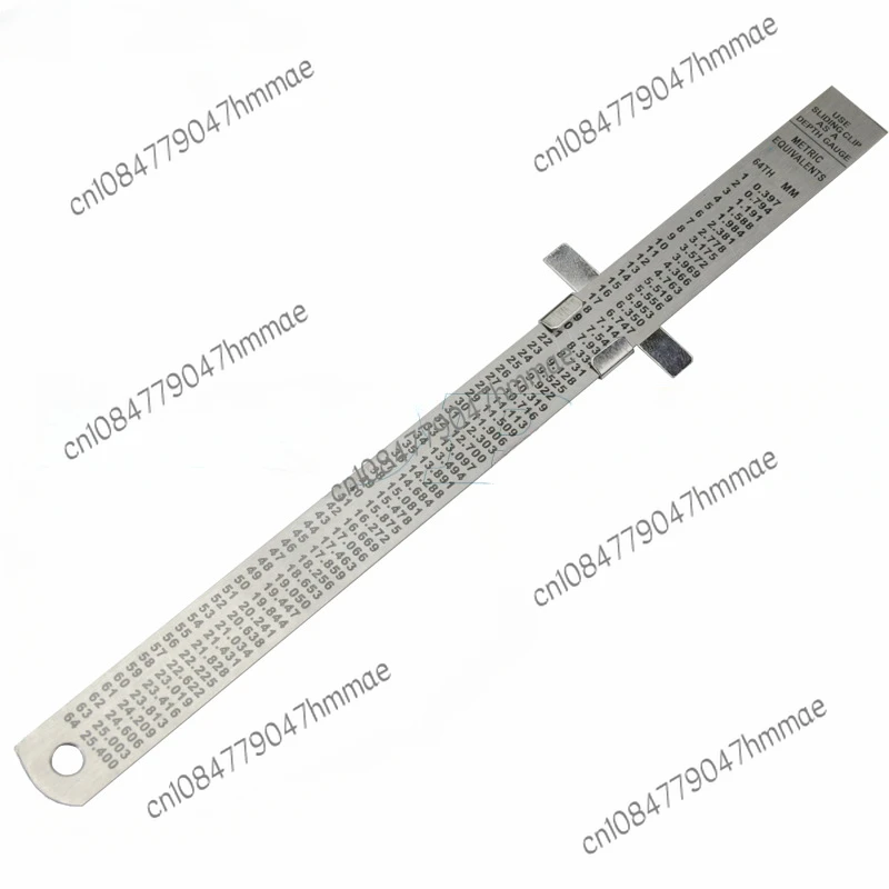 150/200/300mm Stainless Steel Portable Multifunctional Feeler Straight Steel Ruler