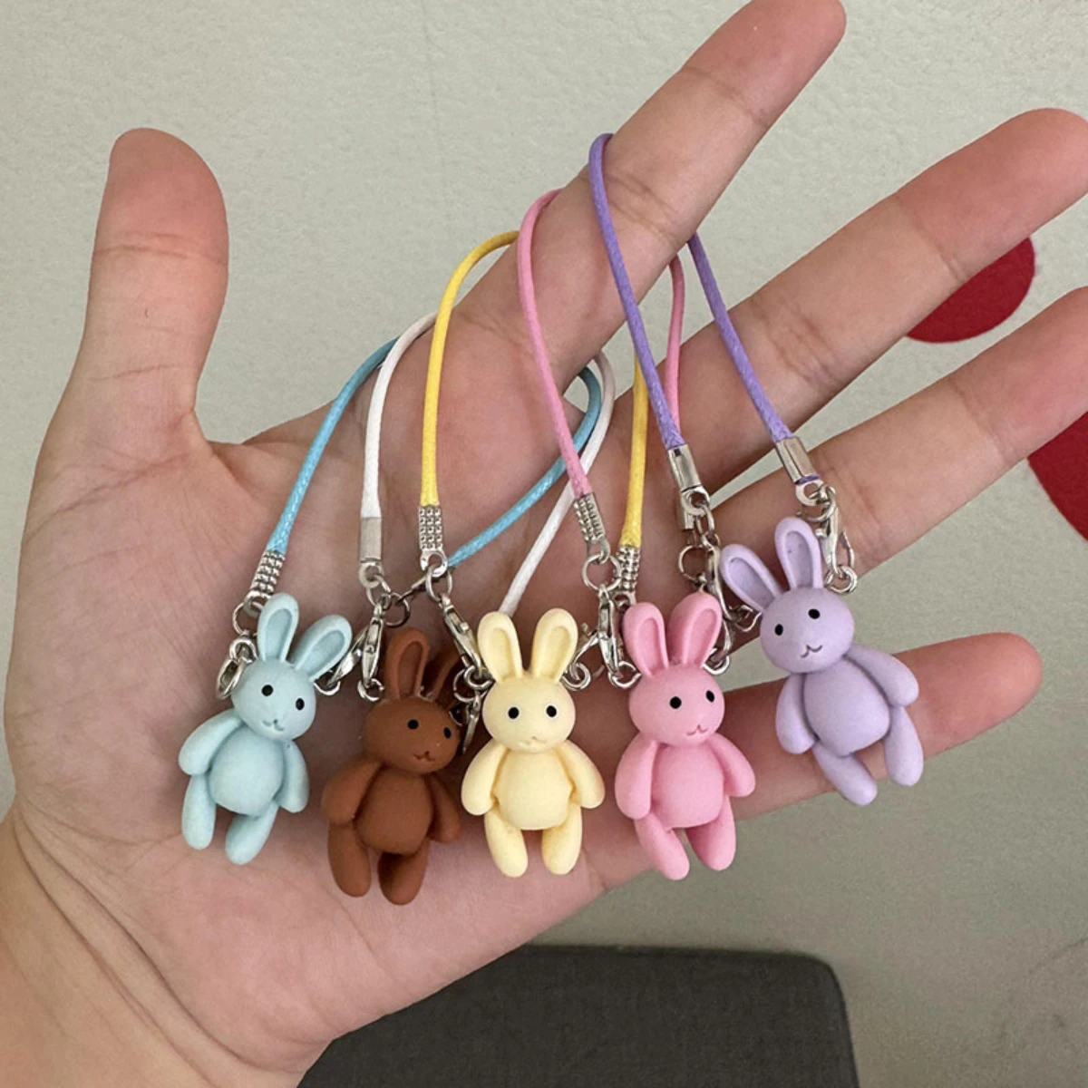 ملحقات تزيين ألعاب أرنب صغير ملحقات نموذج محاكاة