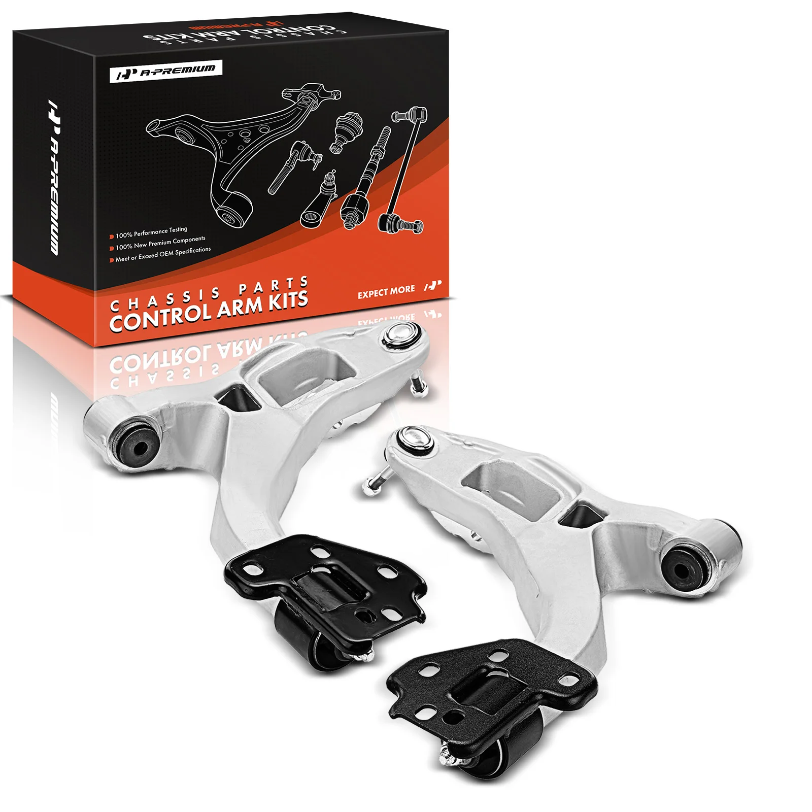 A-Premium 2x Front Lower Control Arm with Ball Joints for Ford Crown Victoria 2003-2006 Lincoln Town Car 2003-2006