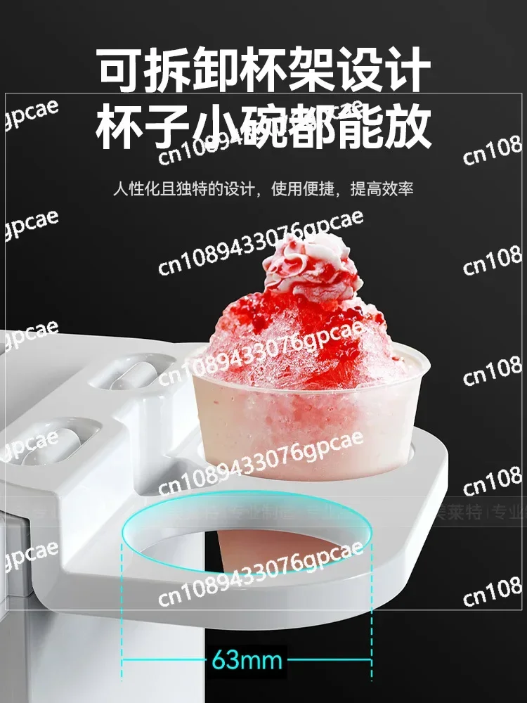 Mini Shaver, Small Commercial Ice Crusher, Smoothie Machine, Automatic Milk Tea Shop, Ice Press, Ice Porridge