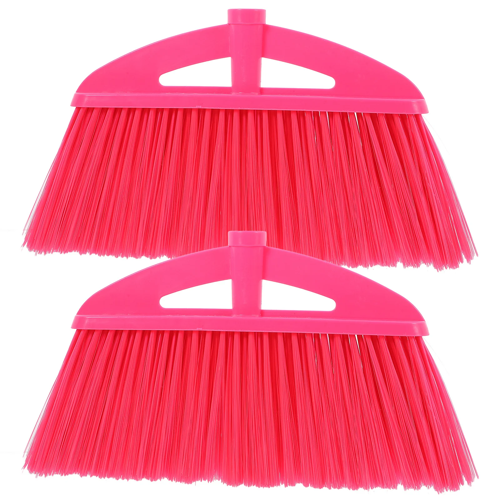 

2Pcs Plastic Broom Head Replacement Heavy Duty Floor Sweeper Head for Wood Floors Tiles Carpets Multipurpose Cleaning Broom