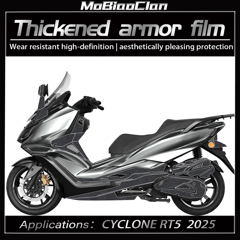 Per CYCLONE RT5 rt5 rt5 2025 Moto Addensato Armatura Adesivi di Protezione Corpo Anti-usura Accessori di Modifica