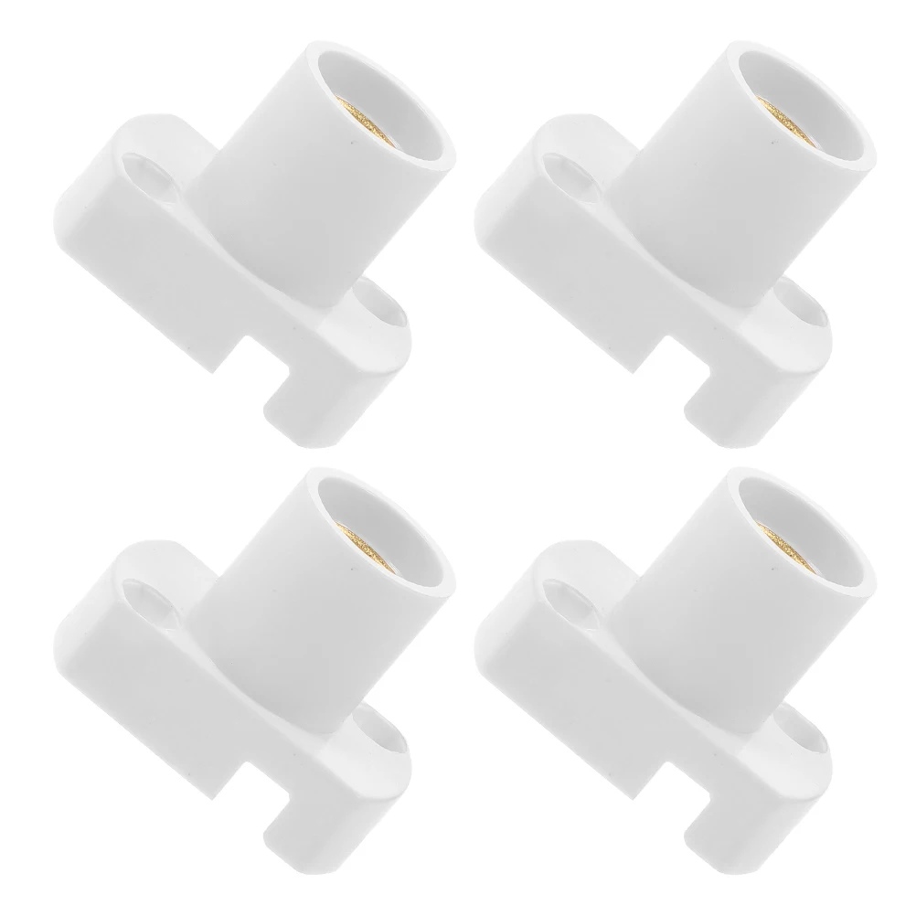 

4Pcs E12 Narrow Wall Mount Lamp Holder Screw-in Socket Base for LED Incandescent Bulbs Replacement Lamp Parts Light Fixture