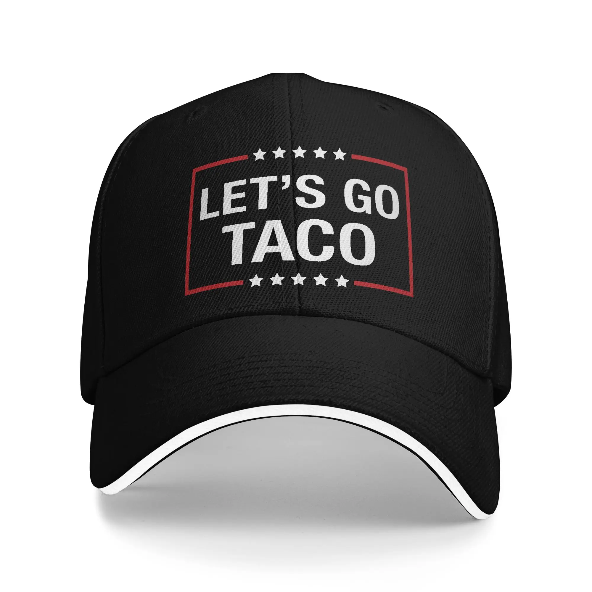Let's Go Taco  Merch Men Women Baseball Caps  Dad Hat Unique Design Daily Headwear Adjustable Fit Snapback Cap