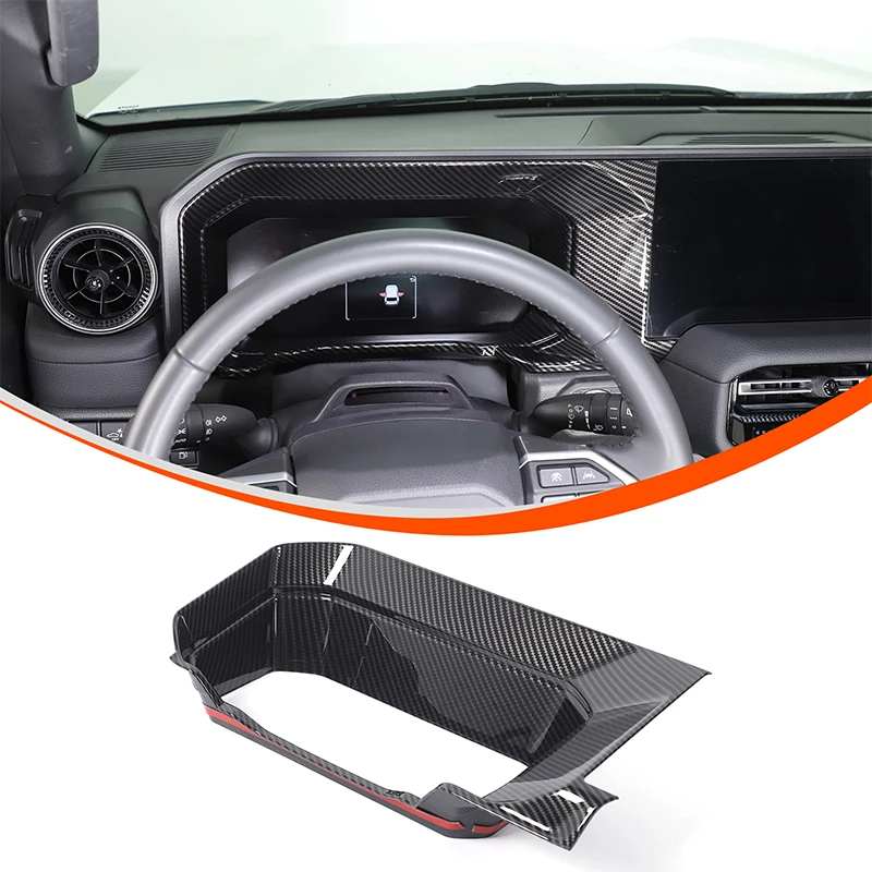 

Для Toyota Land Cruiser 250 Prado J250 LC250 2024 2025 ABS приборная панель автомобиля отделка экрана рамка наклейка автомобильные аксессуары