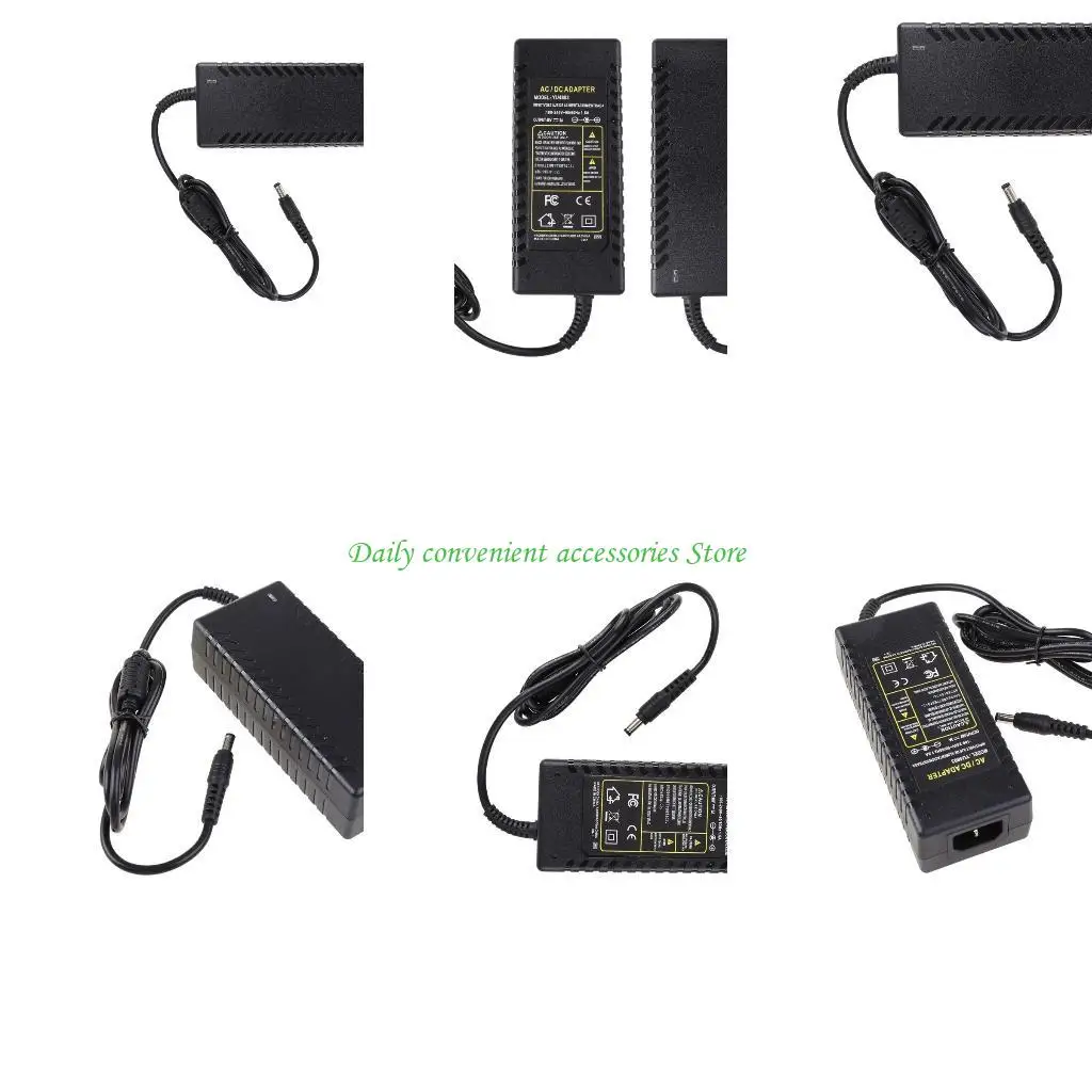 

97QB 5.5mm x 2.5mm Power Adapter Port AC 100-240V to for DC 48V 3A 120W for PoE Switc