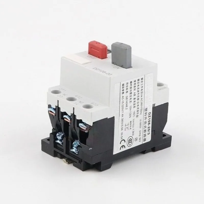 DZ108-20 Motor Protection Circuit Breaker 32A 63A 380V Overload Protection Switch For Motor Equipment