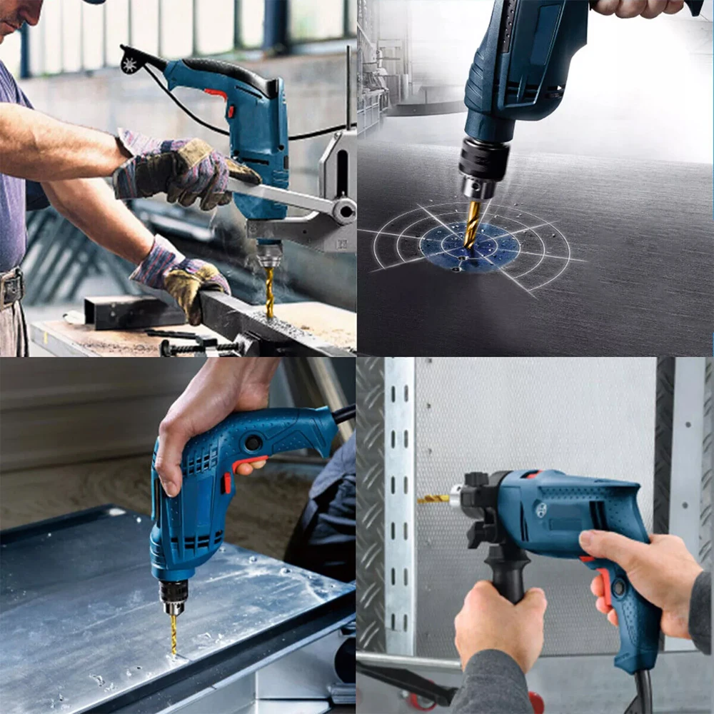 32pcs British system hexagonal handle Titanium plating drill bit electric drill screwdriver hole drilling air screwdriver tool